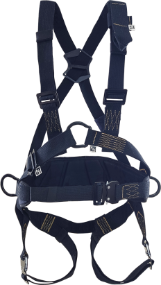 СП-04-01 (О) Фаст, со спинным удлинителем, идентификационной книжкой, из черной огнестойкой ленты