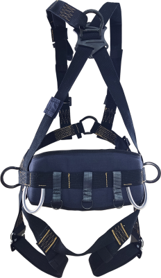 СП-04-01 (О) Фаст, со спинным удлинителем, идентификационной книжкой, из черной огнестойкой ленты